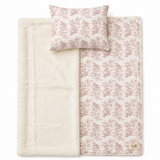 Gauze And Fur Blanket And Pillow Set