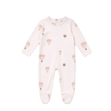 Dots and Balloon Print Footie