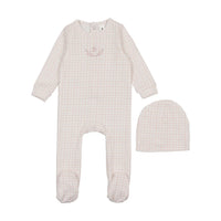 Dainty Grid Footie Set