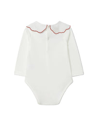 Embroidered Collar Onesie