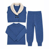 Shawl Collar Vest Set