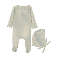 Checkered Dreams Footie And Hat