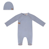 French Terry Saddle Stitch Footie Boy