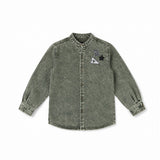 Crochet Denim Shirt