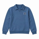 French Terry Rib Collar Sweatshirt