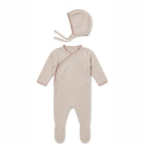 Fake Wrap Knit Footie