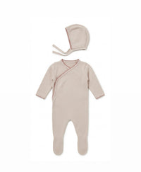 Fake Wrap Knit Footie