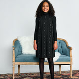 Jumper With Pearl Sparkle Large Pleat