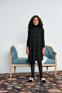 Jumper With Pearl Sparkle Large Pleat