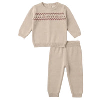 Knit 2 PC Set With Cherry