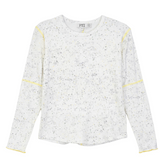 Girls Rib Top With Long Sleeves