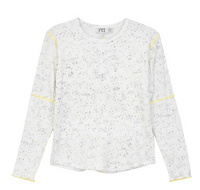 Girls Rib Top With Long Sleeves