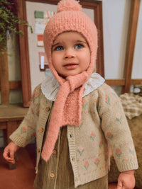 Knitted Flowers Cardigan
