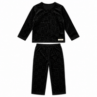 Embossed Velour 2-Piece Set