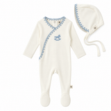 Rocking Horse Embroidery Wrap Footie
