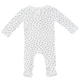 Baby Pointelle With Small Flower Print Romper