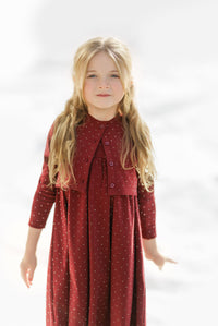 Multi Rhinestone Jumper W/ Cardigan