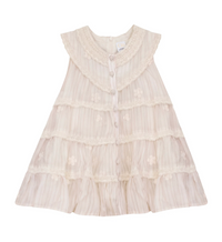 Girls Woven Dress With Lace