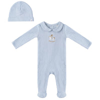 Baby Romper Set With Horse Print