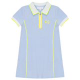 Girls Polo Dress With Contrast Trim