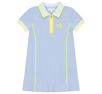 Girls Polo Dress With Contrast Trim