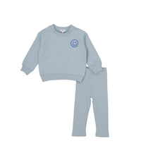 Embossed Smiley Sweatset Boy