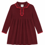 Tonal Red Knit Dress