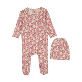 Abstract Vine Footie And Hat