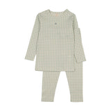 Checkered Long Sleeve Pajamas