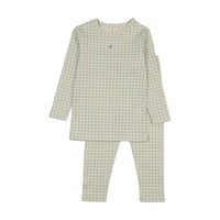 Checkered Long Sleeve Pajamas