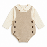 Knit Bubble & Cotton Shirt Set