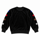 Star Velour Sweatshirt