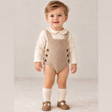 Knit Bubble & Cotton Shirt Set