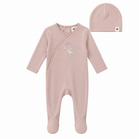 Flower Cotton Footie