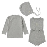 Bubble & Mock Neck Top Set