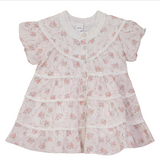 Girls Woven Dress With Lace