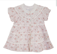 Girls Woven Dress With Lace