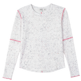 Girls Rib Top With Long Sleeves