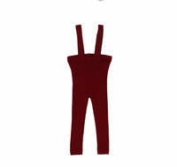 Knit Suspender Leggings