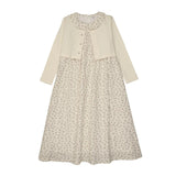 Floral Peter Pan Robe Cardigan