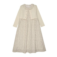 Floral Peter Pan Robe Cardigan