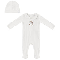 Baby Romper Set With Horse Print