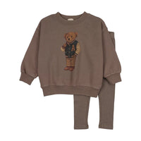 Varsity Bear Sweatshirt Set