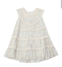 Girls Woven Dress With Lace