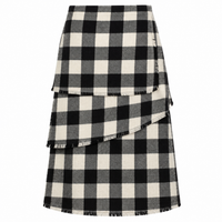 Plaid Woven Skirt