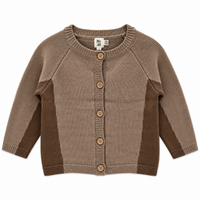 Two Tone Knit Cardigan