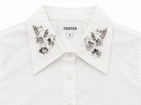 Button Down Blouse With Sequin Design