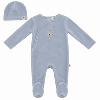 Honeybee Velour Footie