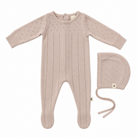 Knit Pointel Footie