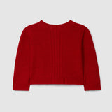 Knitted Cardigan With Round Neck